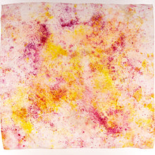 Load image into Gallery viewer, Botanically dyed silk scarf, 90x90 cm
